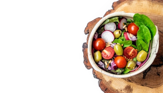 Miska świeżych składników